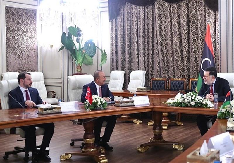 سفر وزیر خارجه ترکیه به لیبی سفر وزیر خارجه ترکیه به لیبی