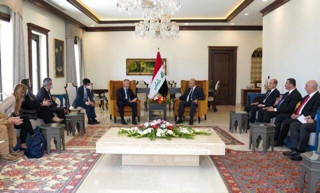 مخالفت برهم صالح با تبدیل شدن خاک عراق به میدان تسویه حساب مخالفت برهم صالح با تبدیل شدن خاک عراق به میدان تسویه حساب های دیگران