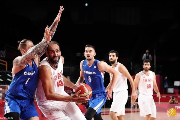 شکست تیم بسکتبال ایران در اولین بازی المپیکی