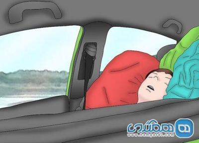 معرفی برترین روش های خوابیدن در ماشین هنگام مسافرت در جاده ها