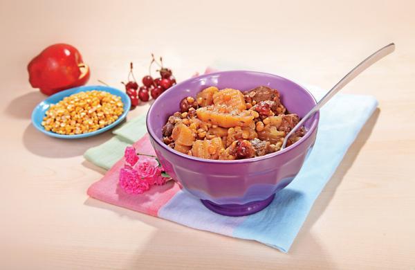 یک خورش خیلی خاص با سیب و آلبالو یک خورش خیلی خاص با سیب و آلبالو